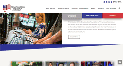 Desktop Screenshot of broadcastersfoundation.org